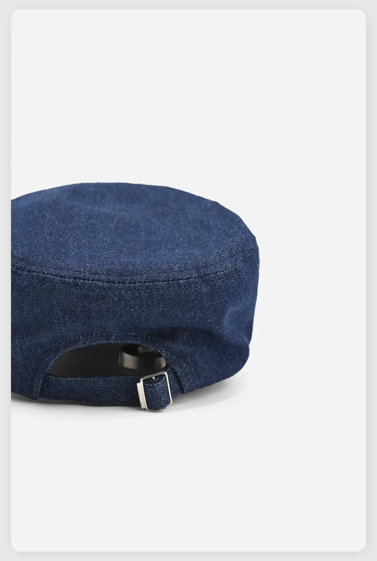 Navy Blue Retro Denim Light Knight Hat for Women — feature 12