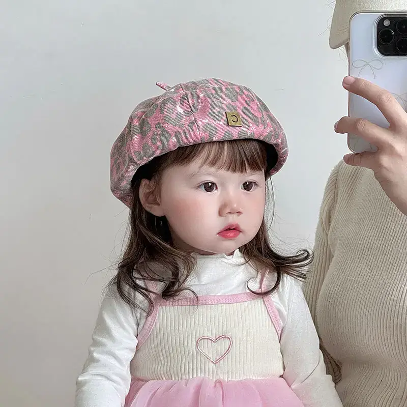 Korean Style Duckbill Beret for Kids Spring Autumn - Image 2