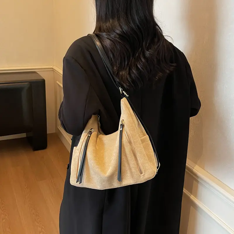 Women's Frosted Retro Shoulder Bag Brown 2026
