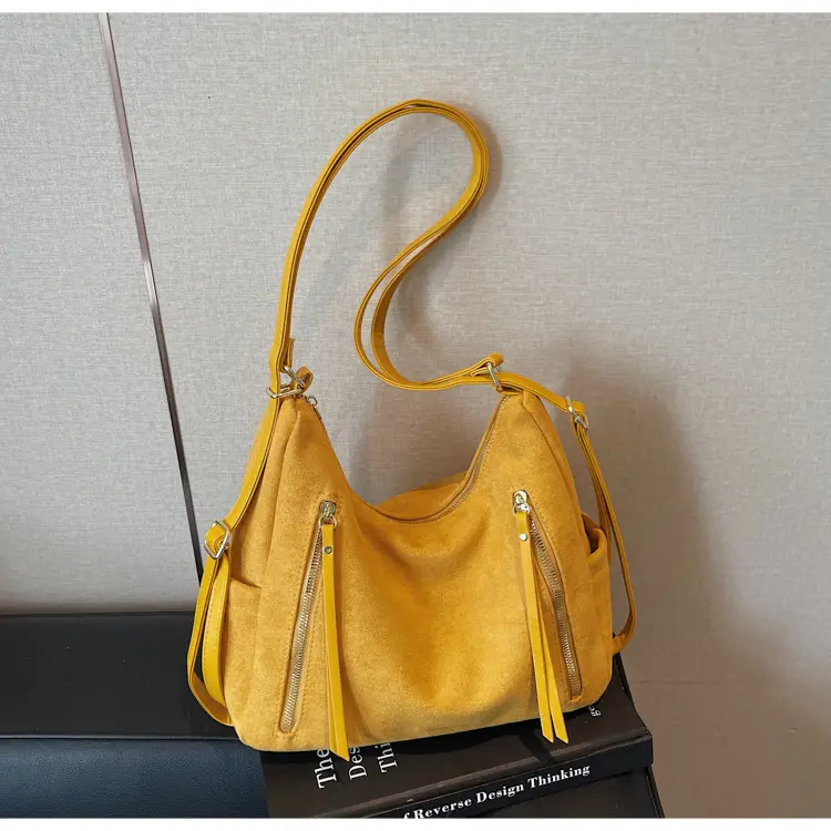 Women's Frosted Retro Shoulder Bag Brown 2026 — feature 30