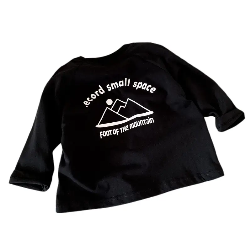 Boys Long Sleeve T-Shirt Black Autumn 2025 - Image 6