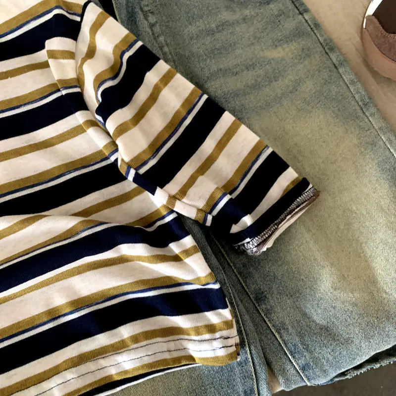 Boys Striped Long Sleeve T-Shirt Autumn Wear — feature 5