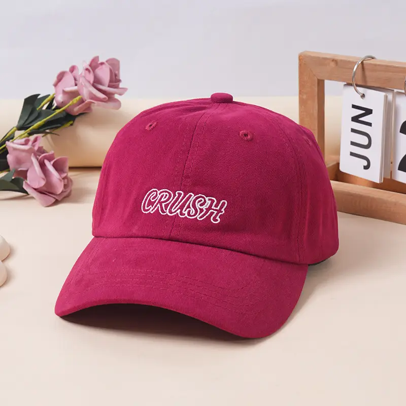 Korean Style Grey Baseball Cap with Letter Embroidery - Image 12