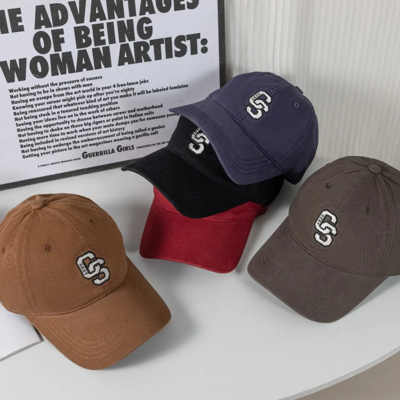 2025 New American Retro Washed Light Denim Baseball Cap for Women — feature 10