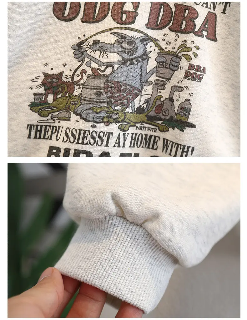 White Cotton Party Sweatshirt for Boys 2025 — feature 10
