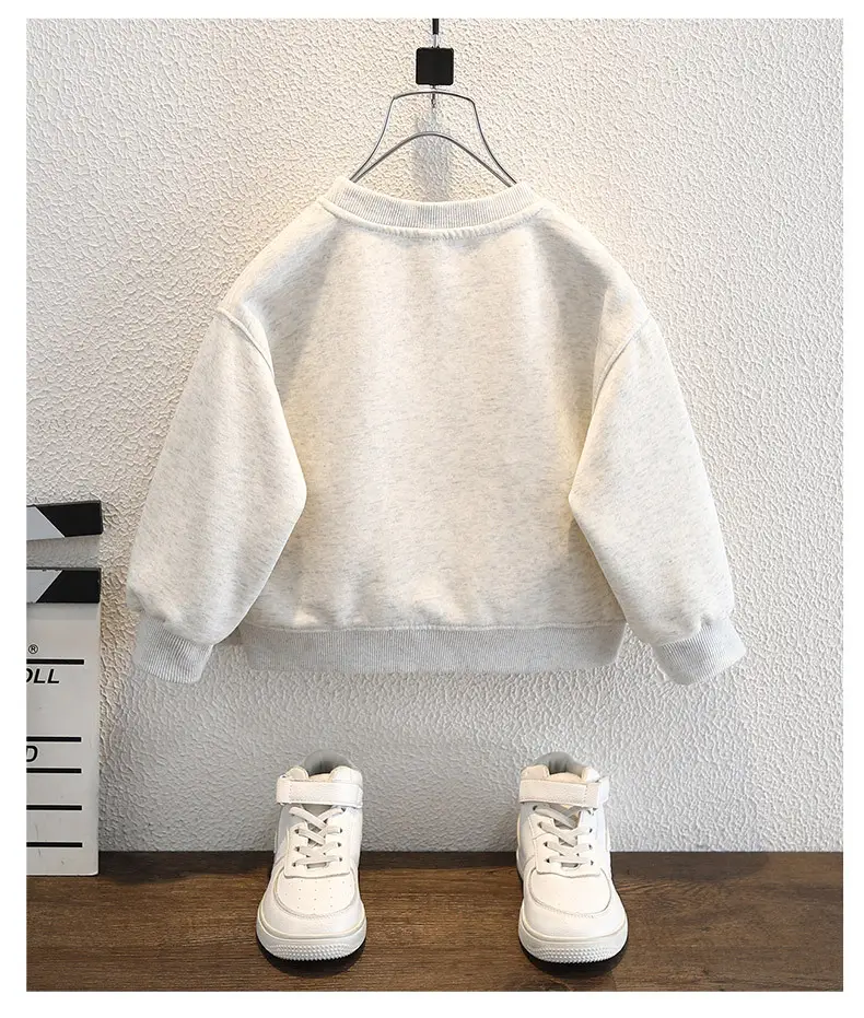 White Cotton Party Sweatshirt for Boys 2025 — feature 8