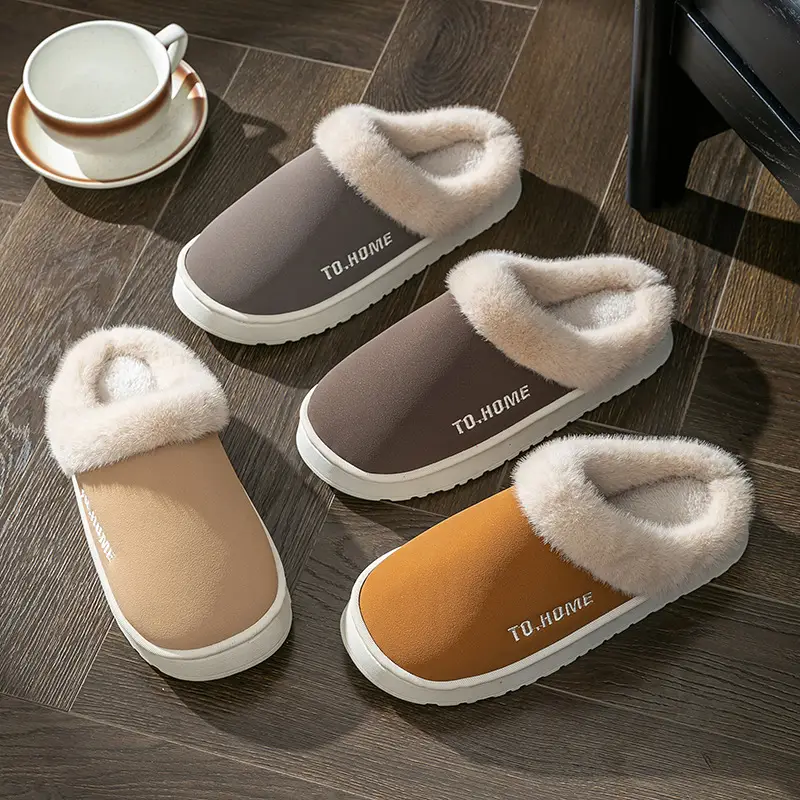 Winter Women's Warm Plush Slippers with Non-Slip Sole - Image 8