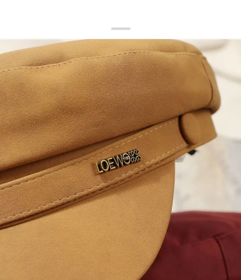 Women New Spring Cap Letter Logo Face Slimming Cap — feature 12