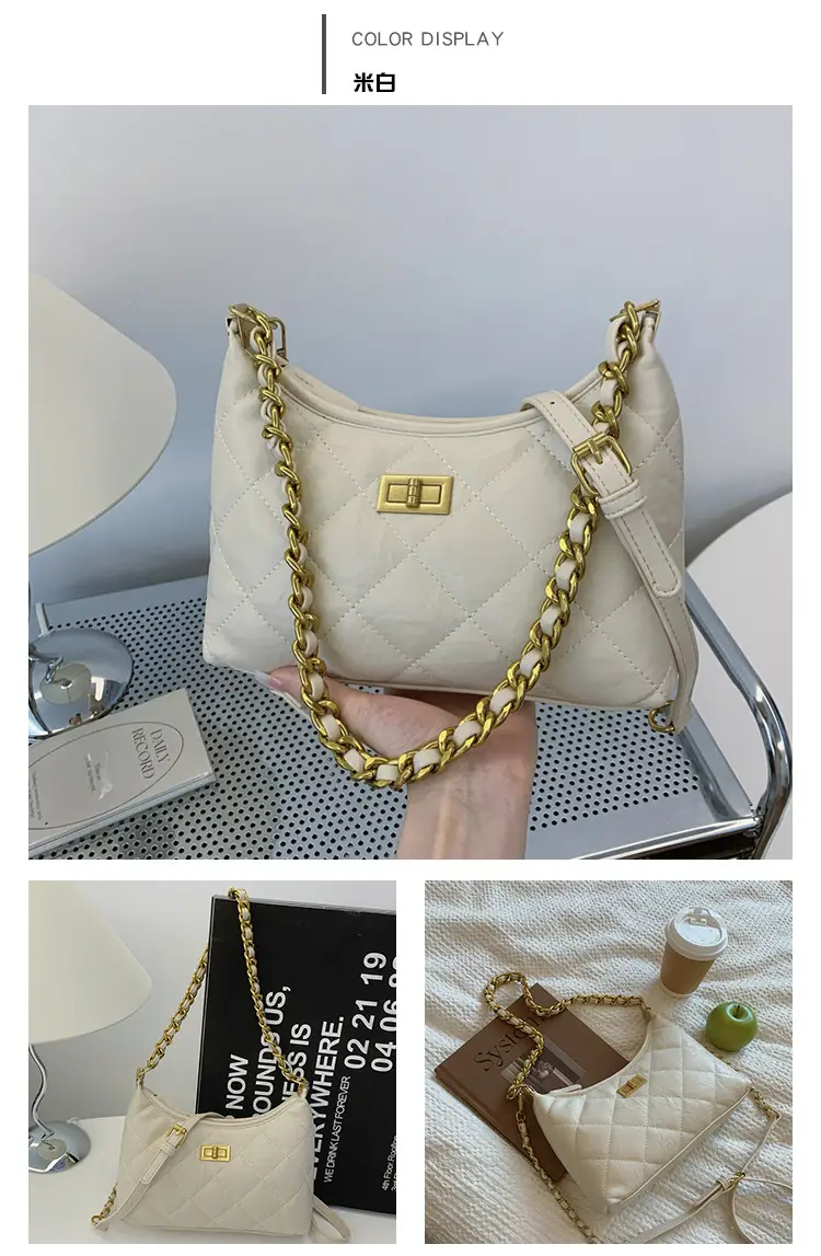 White Chain Crossbody Bag for Women — feature 19