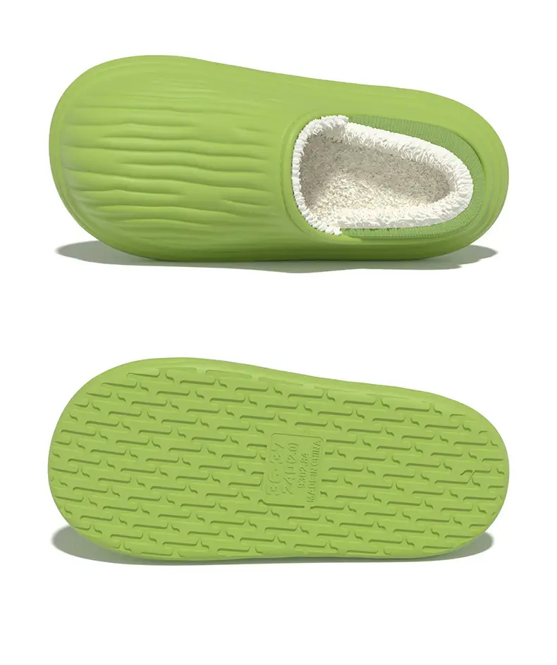 Women's Warm Plaid Slipper Can Be Worn Outside 4.0cm — feature 14