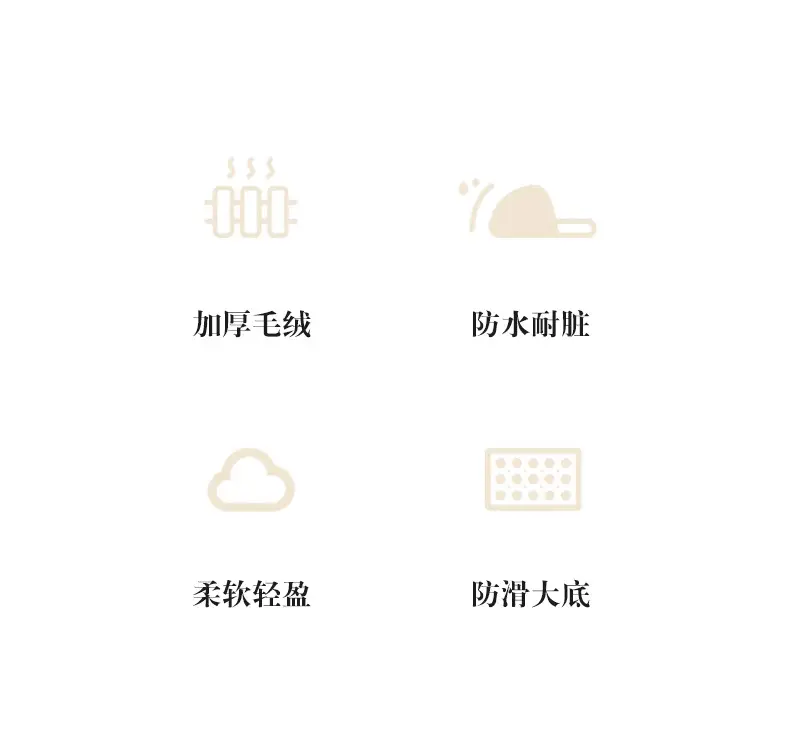 Women's Warm Plaid Slipper Can Be Worn Outside 4.0cm — feature 2