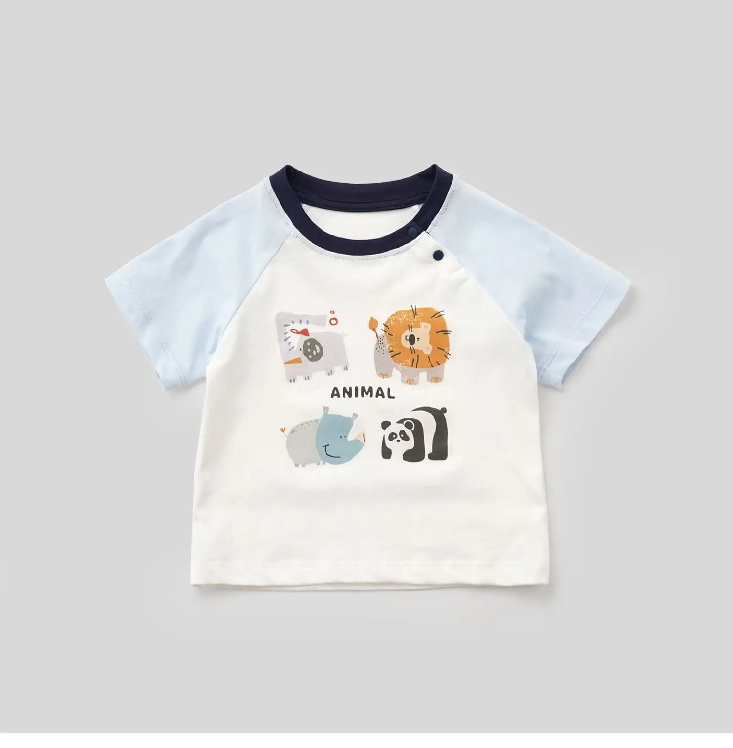 Kids Cartoon Elephant T-Shirt Set of 3 Cotton — feature 15