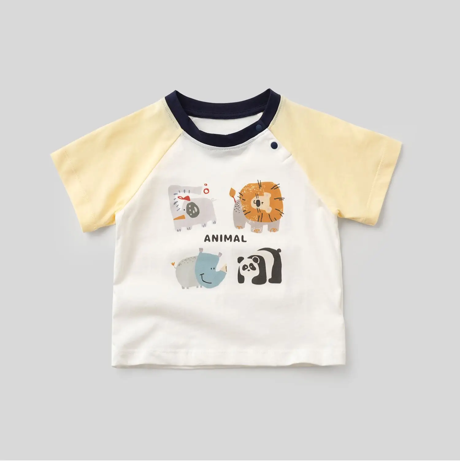 Kids Cartoon Elephant T-Shirt Set of 3 Cotton — feature 17
