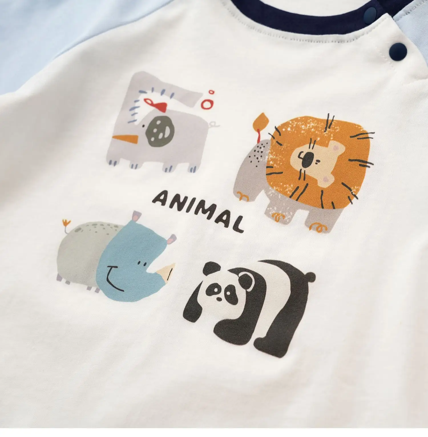 Kids Cartoon Elephant T-Shirt Set of 3 Cotton — feature 23