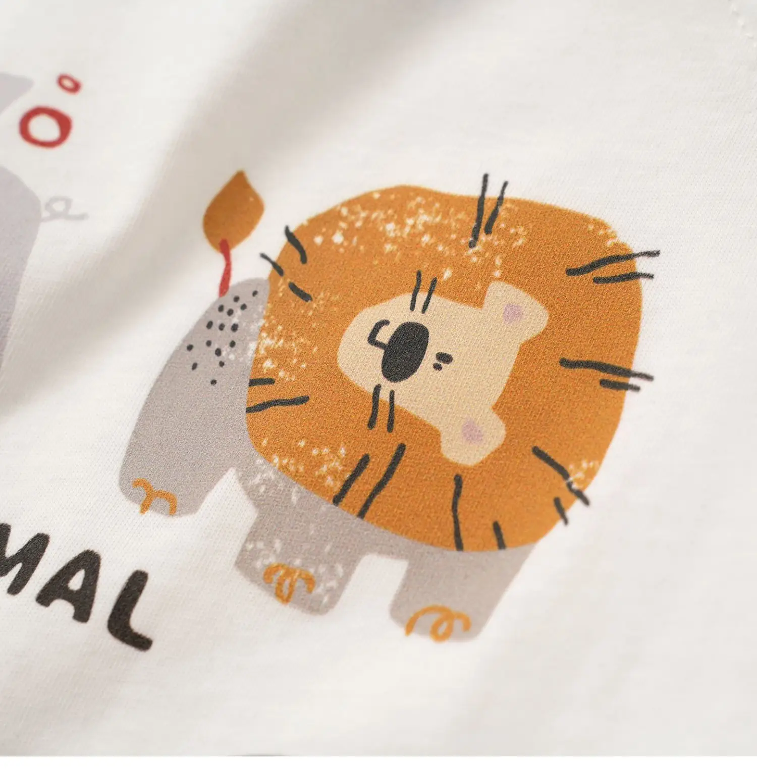 Kids Cartoon Elephant T-Shirt Set of 3 Cotton — feature 24