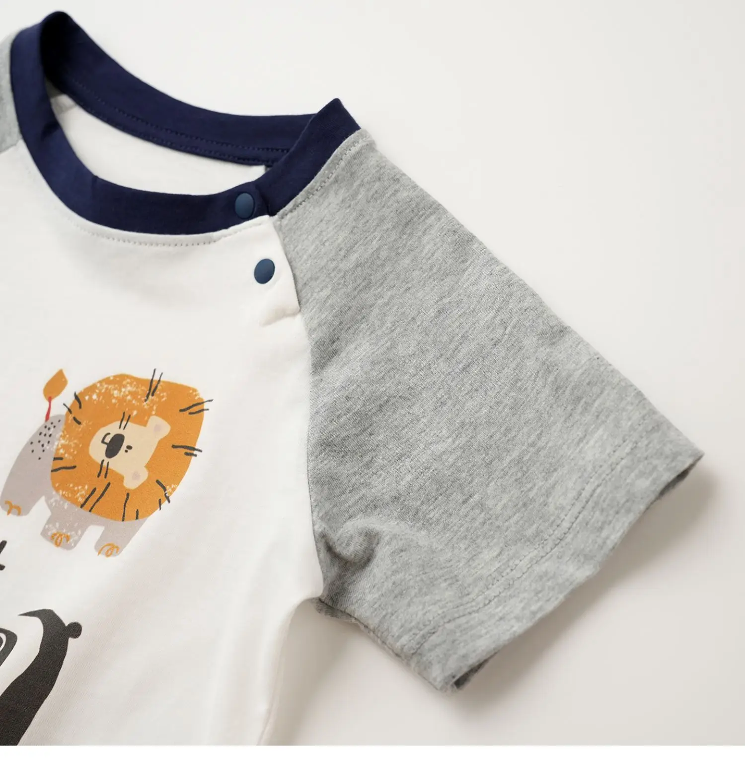 Kids Cartoon Elephant T-Shirt Set of 3 Cotton — feature 29