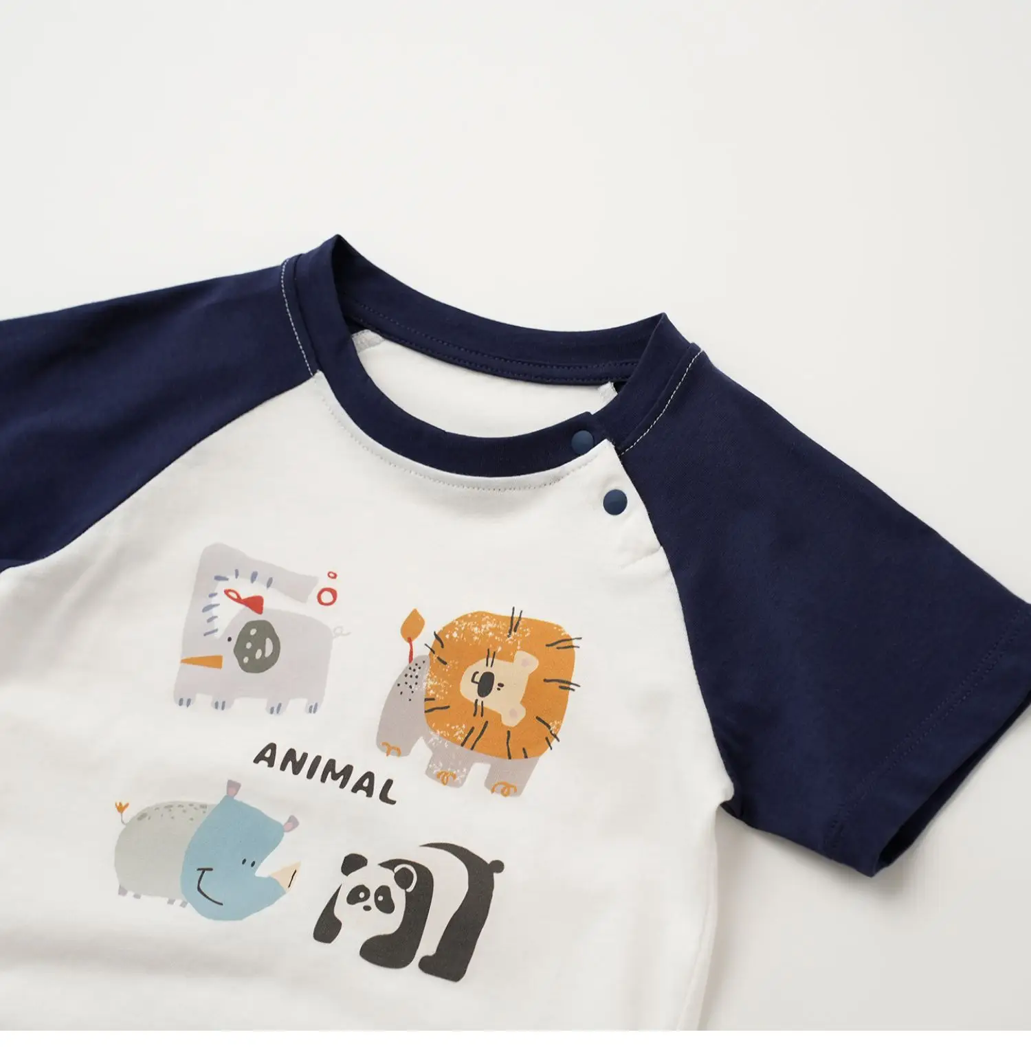 Kids Cartoon Elephant T-Shirt Set of 3 Cotton — feature 33