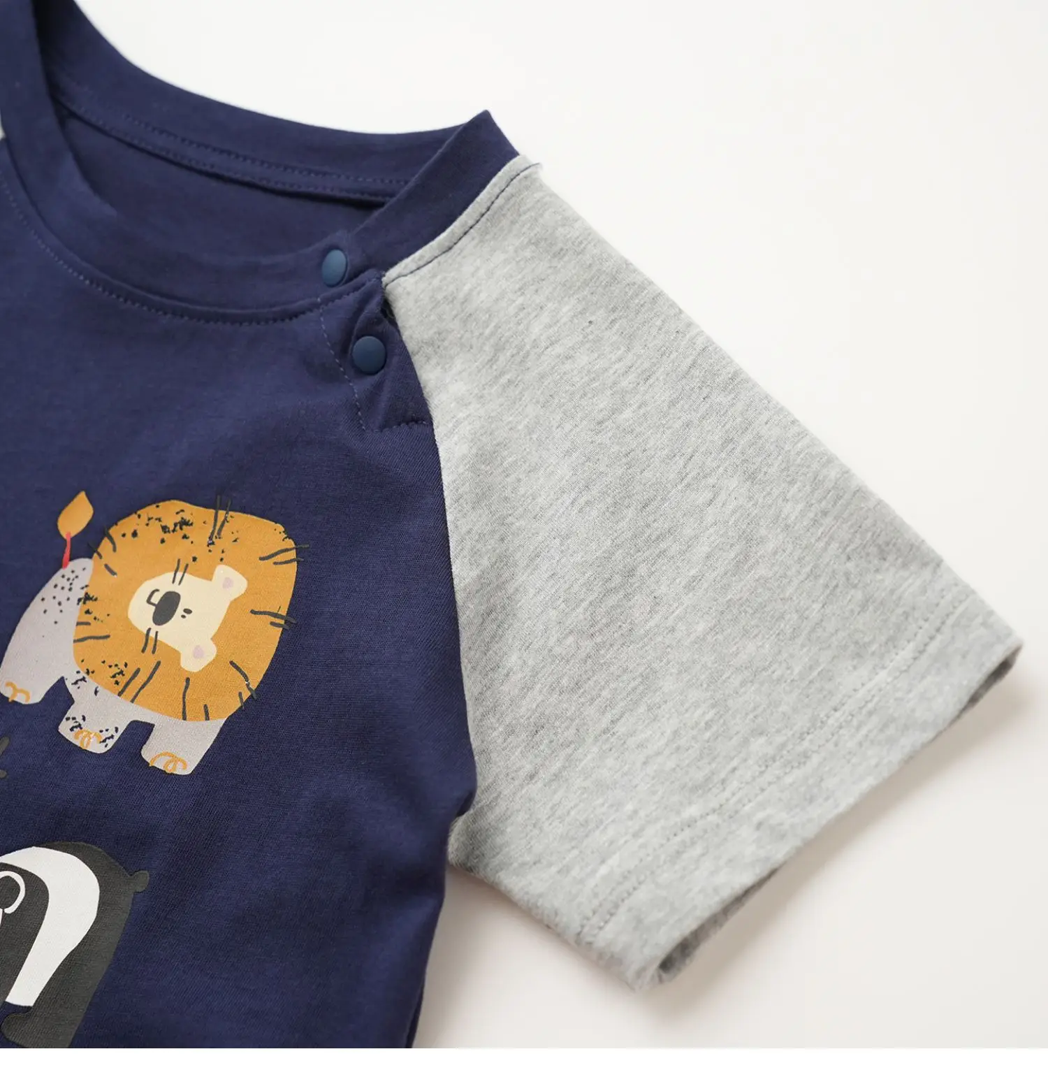 Kids Cartoon Elephant T-Shirt Set of 3 Cotton — feature 35