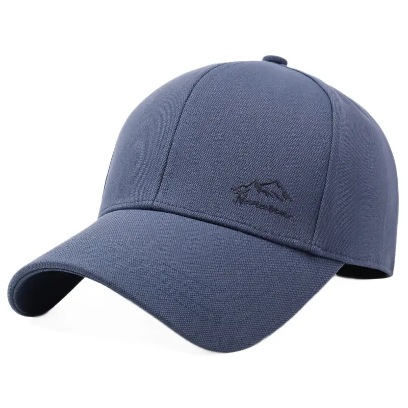 Men's Grey Mountain Logo Baseball Cap - Image 12