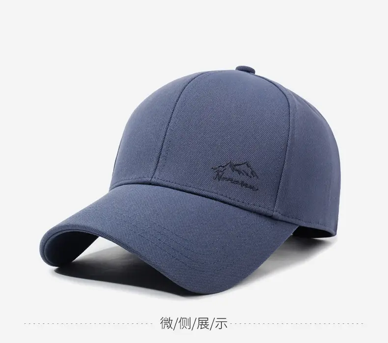 Men's Grey Mountain Logo Baseball Cap — feature 10