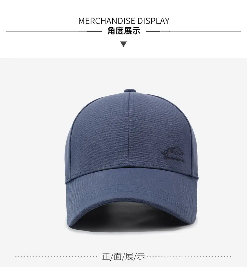 Men's Grey Mountain Logo Baseball Cap — feature 9