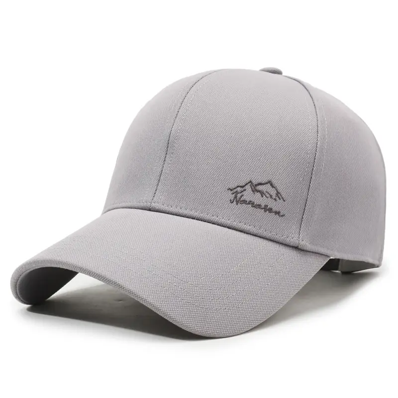 Men's Grey Mountain Logo Baseball Cap - Image 7