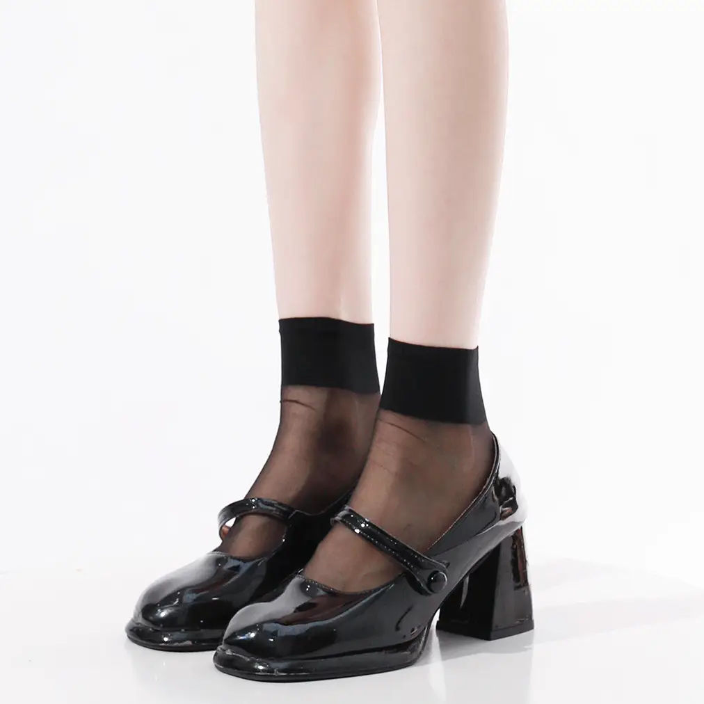 Black High-Pressure Compression Socks, Jk Velvet Cat Claw Silicone Non-Slip Over-The-Knee Socks, Non-Binding Long Thigh-High Socks for Tall Individuals