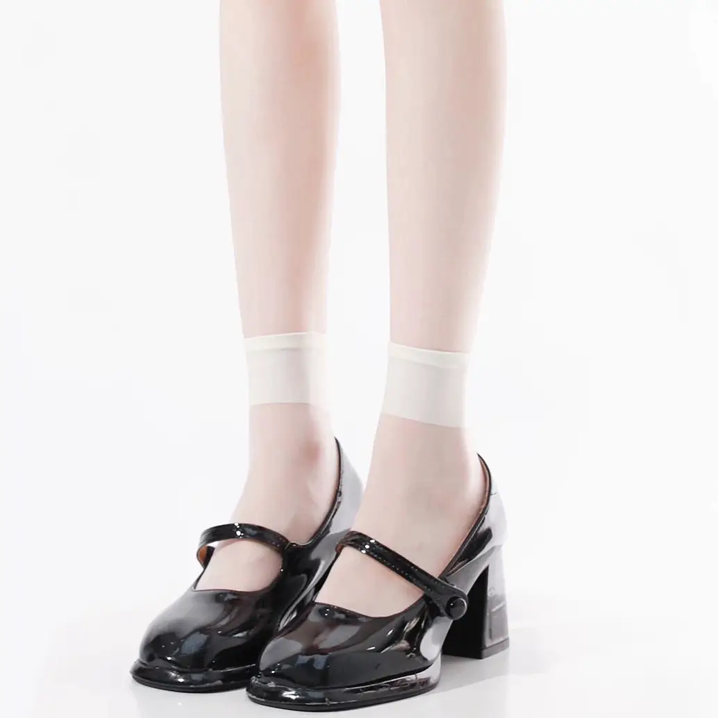 Black High-Pressure Compression Socks, Jk Velvet Cat Claw Silicone Non-Slip Over-The-Knee Socks, Non-Binding Long Thigh-High Socks for Tall Individuals