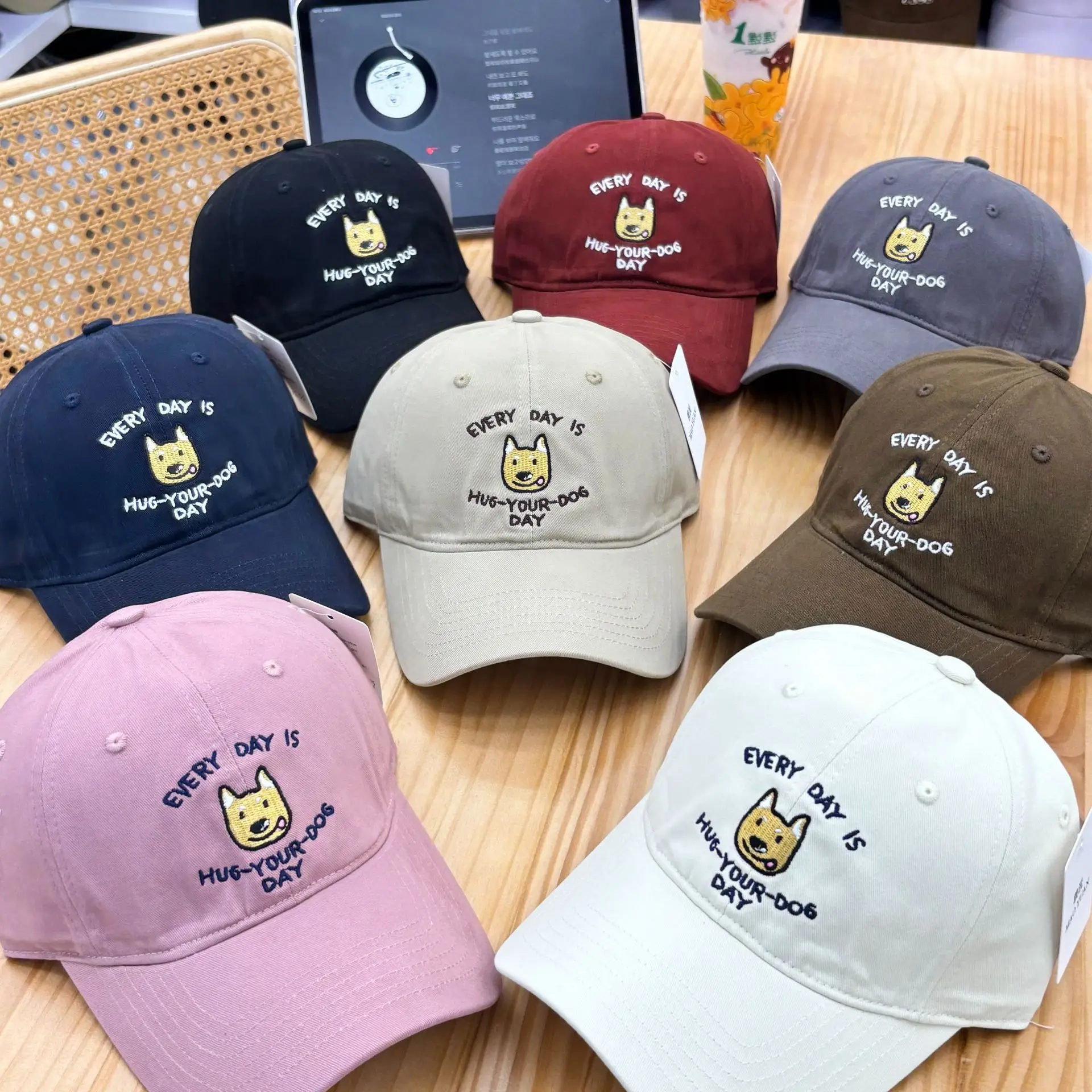 2025 Shiba Inu Embroidered Purple Cap for Women - Image 9