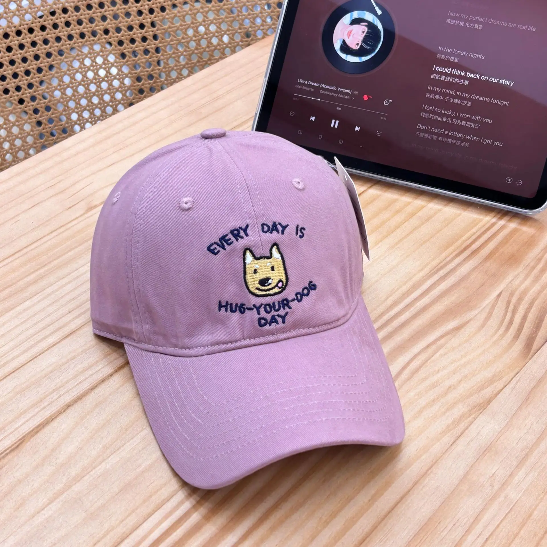 2025 Shiba Inu Embroidered Purple Cap for Women - Image 10
