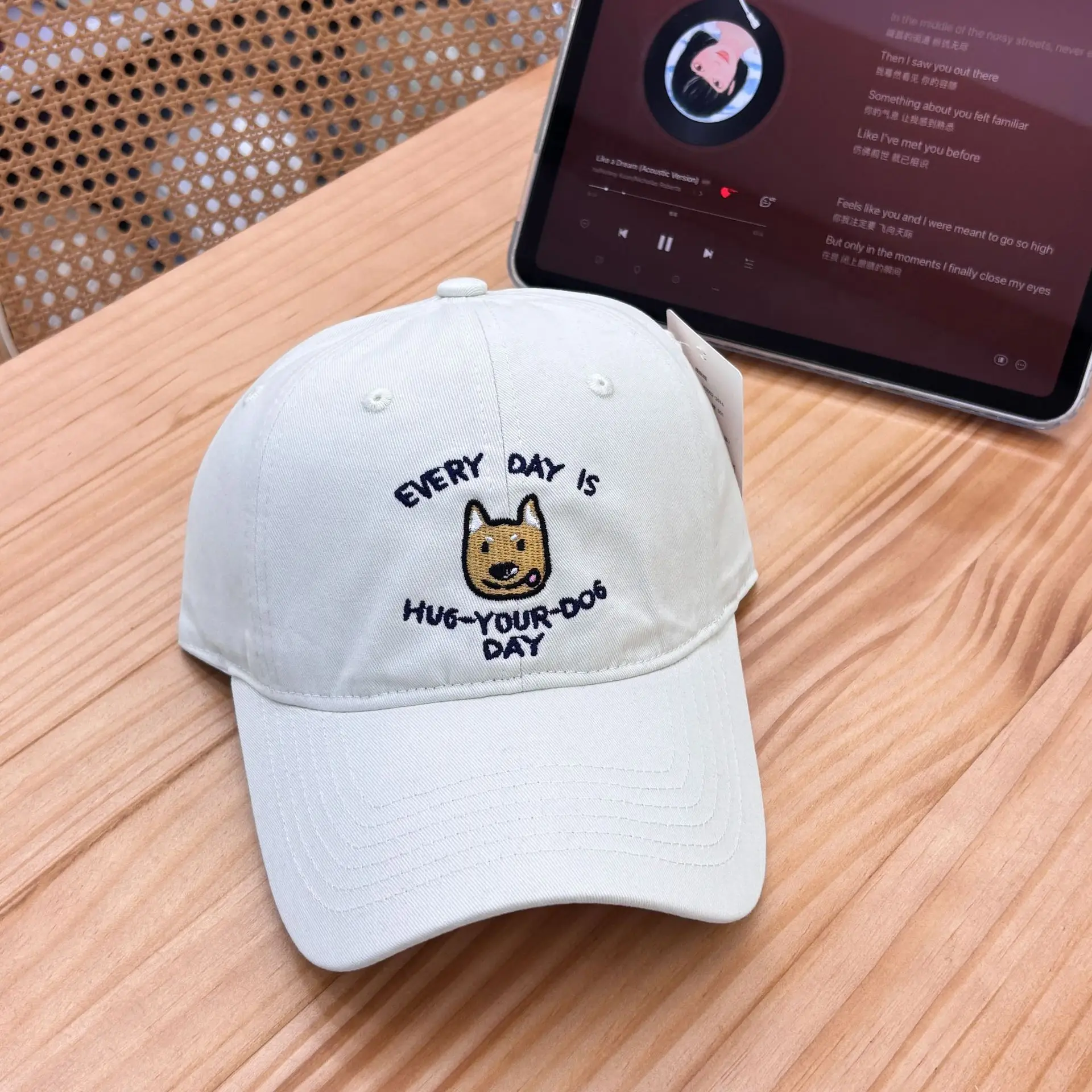 2025 Shiba Inu Embroidered Purple Cap for Women - Image 11