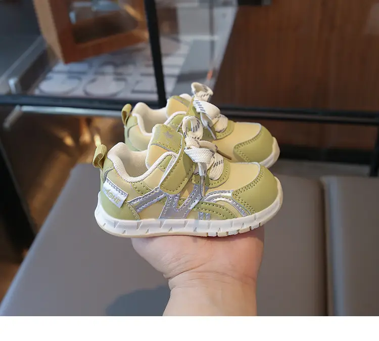 Baby Shoes Pink Purple Soft Sole Casual Wear — feature 9
