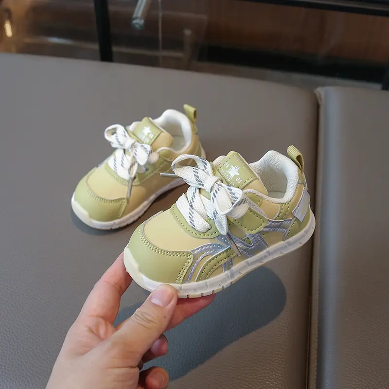 Baby Shoes Pink Purple Soft Sole Casual Wear