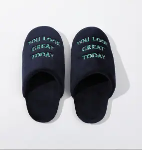 Cotton Knitted Slippers Warm Non-Slip Indoor