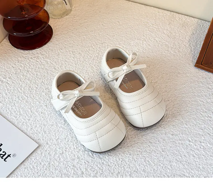 Bow Soft Sole Baby Shoes Black White 2025 — feature 11