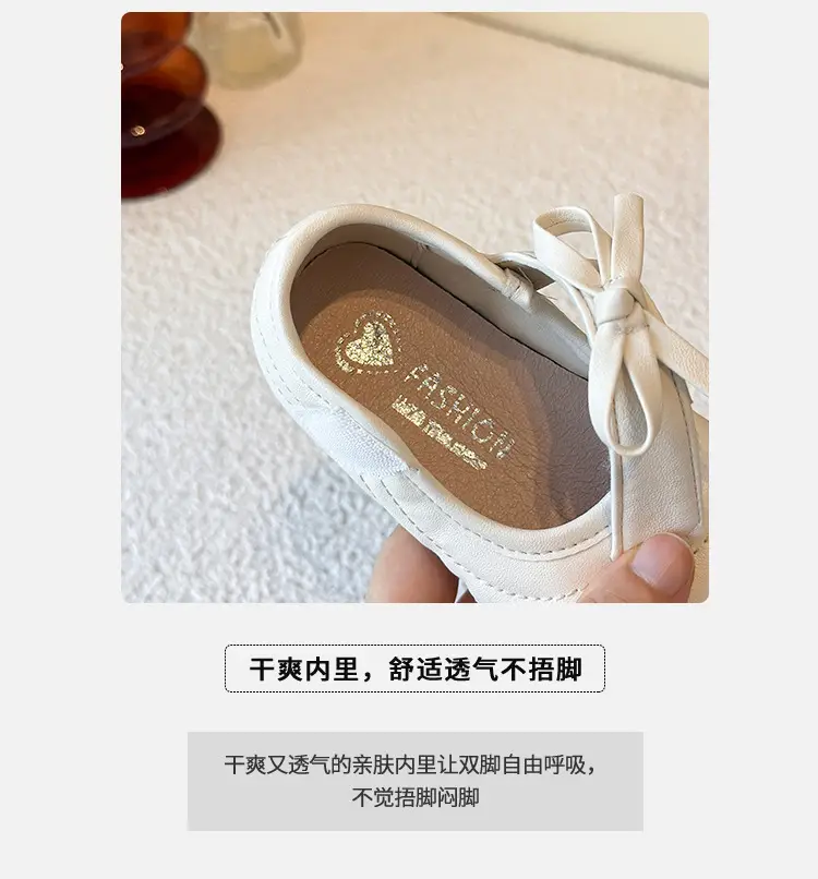 Bow Soft Sole Baby Shoes Black White 2025 — feature 3