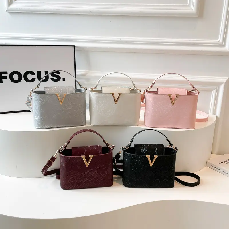Purple Embroidered Crossbody Bag for Women