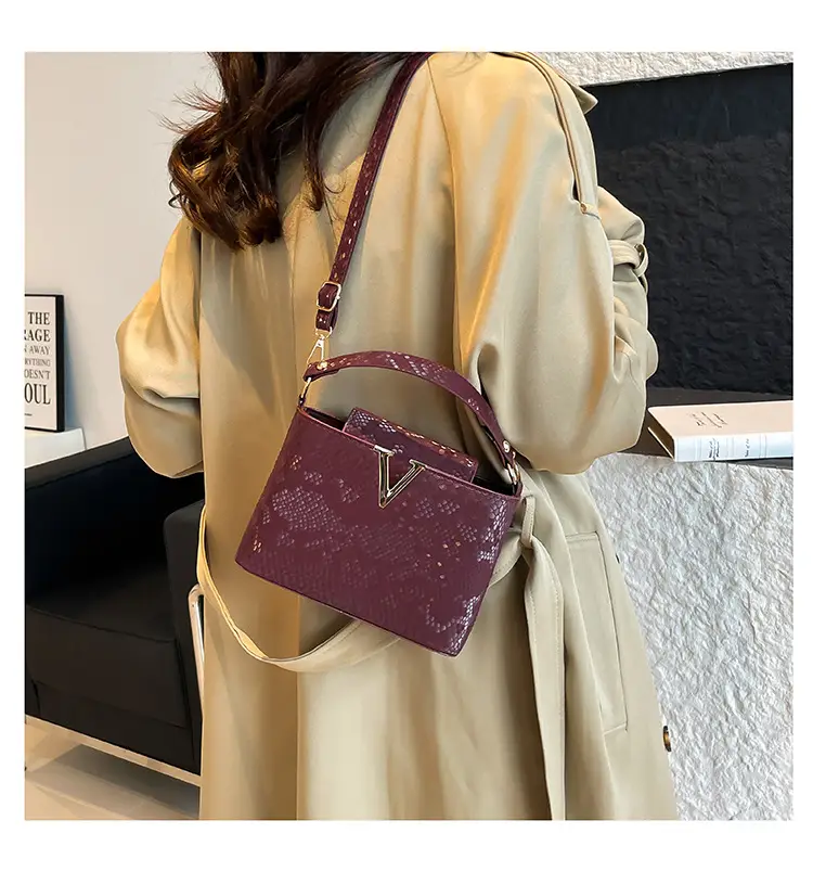 Purple Embroidered Crossbody Bag for Women — feature 13