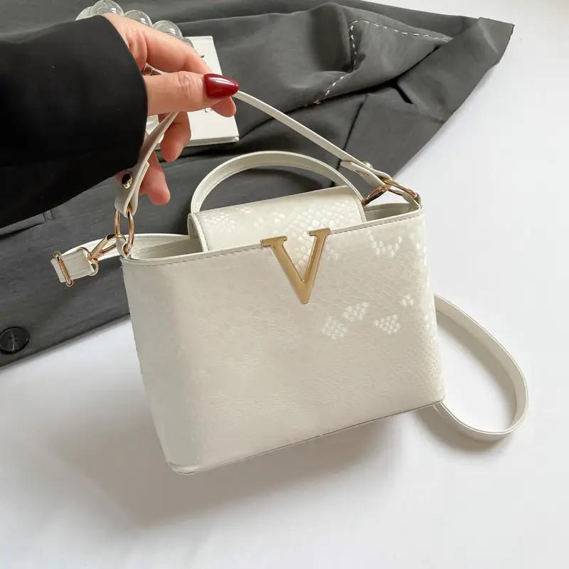 Purple Embroidered Crossbody Bag for Women