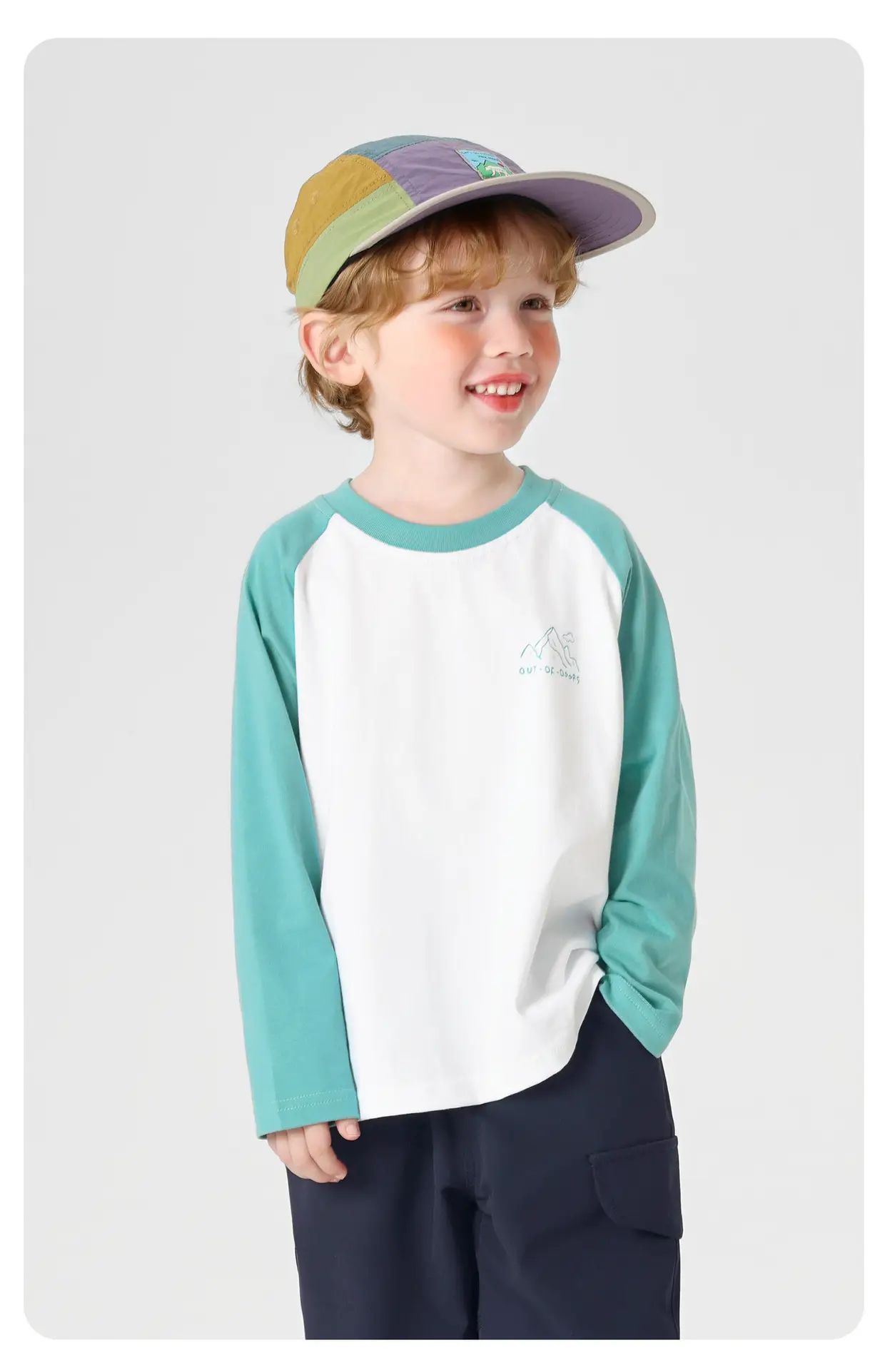 Boys Pure Cotton Long Sleeve T-Shirt Spring Outfit — feature 15