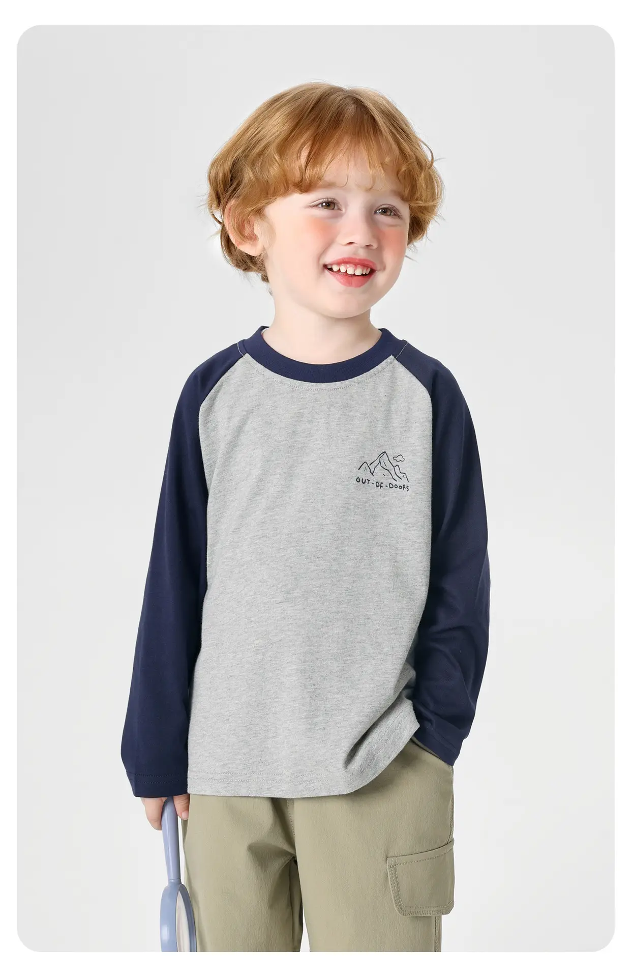 Boys Pure Cotton Long Sleeve T-Shirt Spring Outfit — feature 18