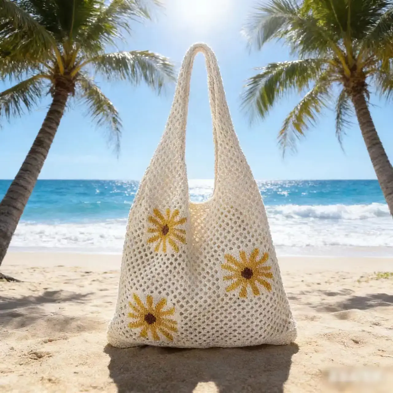 Large Capacity Woven Bag for Women Beach Travel - Image 26