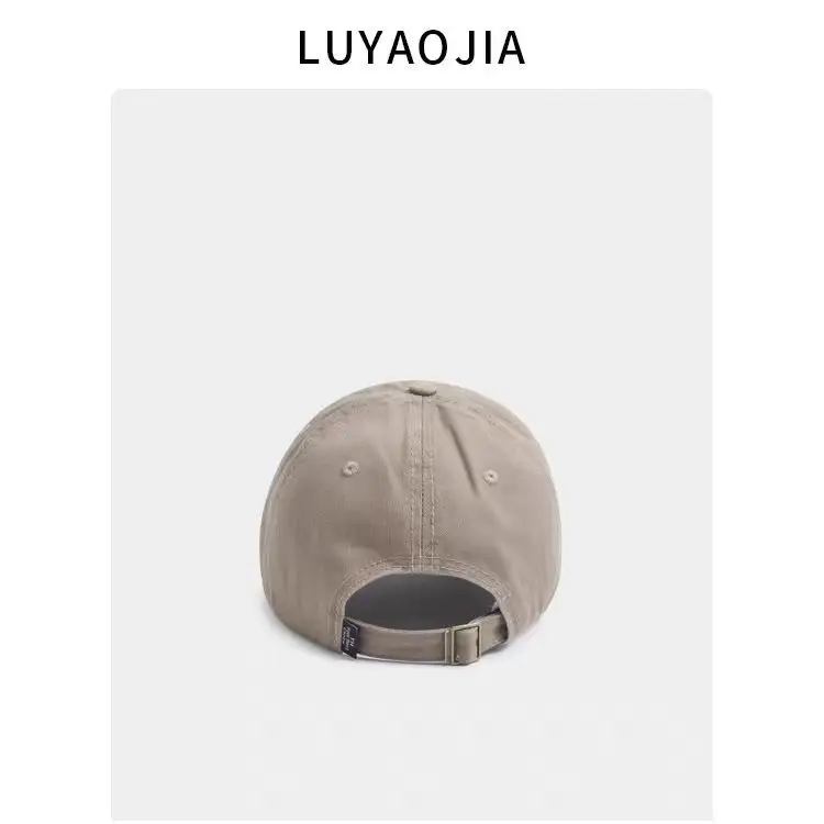 Korean Style Embroidered Baseball Cap for Women Beige — feature 10
