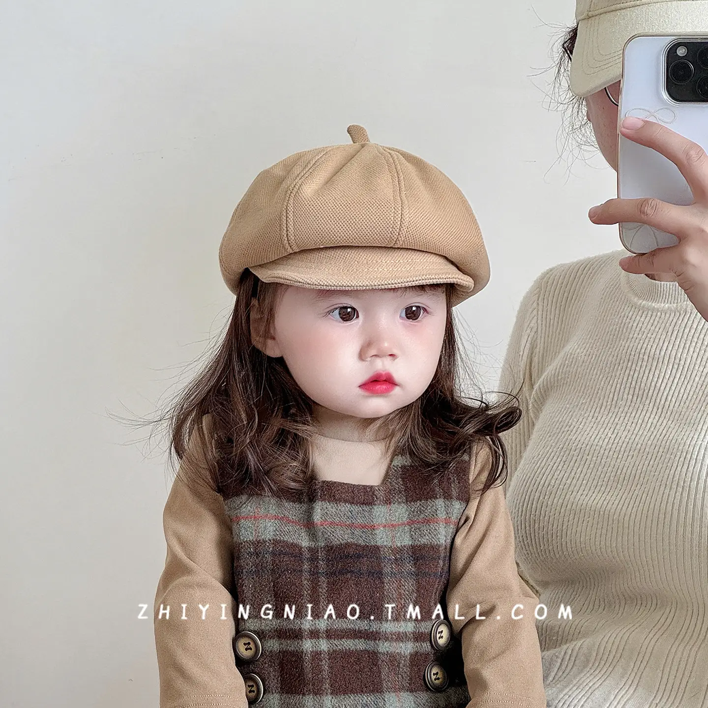 Baby Beret Warm Duck Tongue Korean Style - Image 8