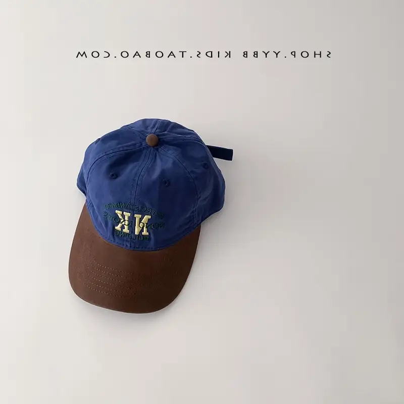 Kids Red Letter Baseball Cap Winter Windproof - Image 3