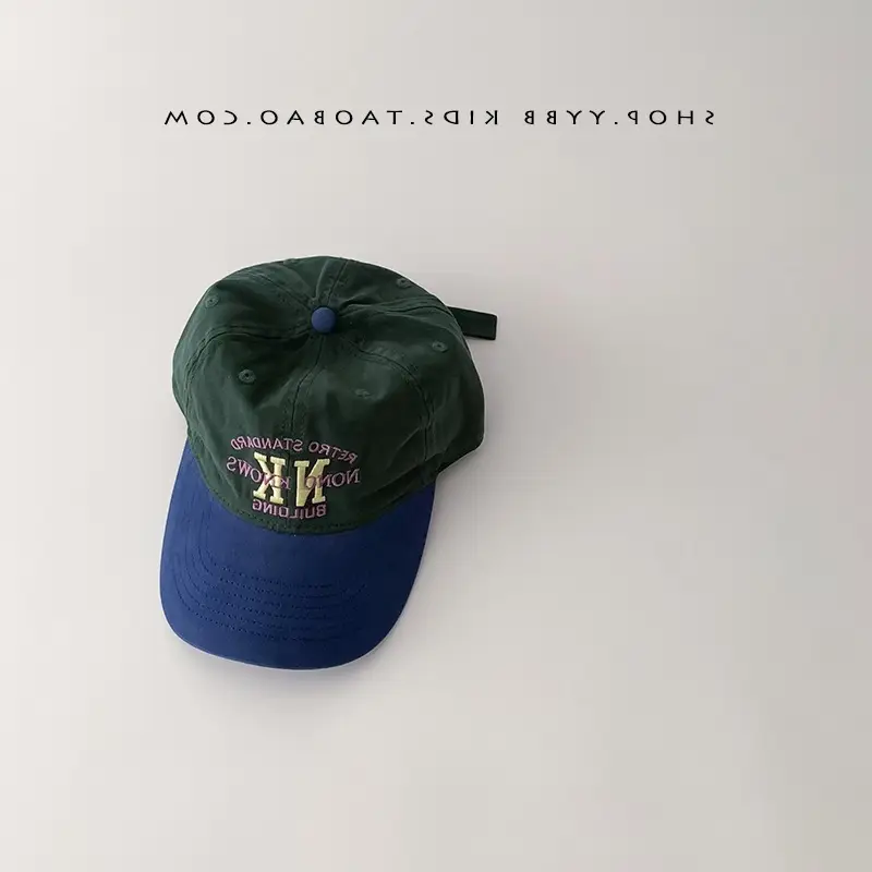 Kids Red Letter Baseball Cap Winter Windproof - Image 5