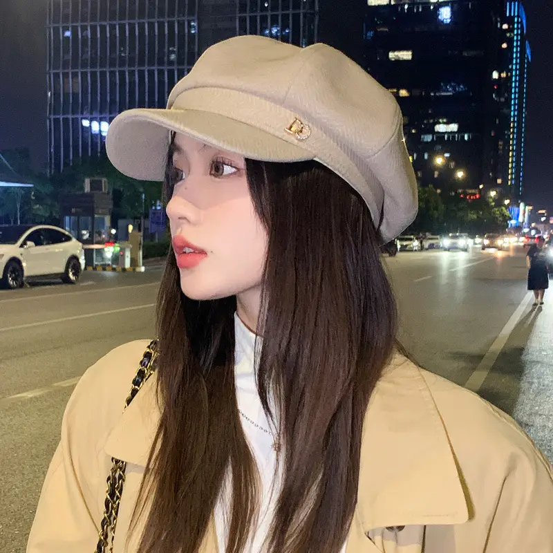Women Duckbill Beret Autumn Winter Korean Style - Image 9