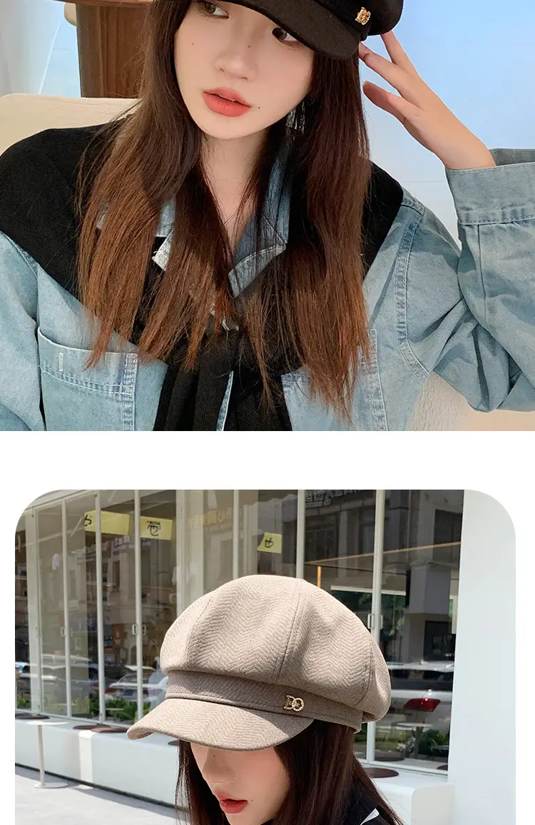 Women Duckbill Beret Autumn Winter Korean Style — feature 10