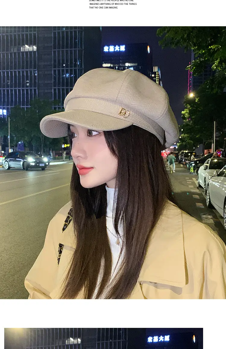 Women Duckbill Beret Autumn Winter Korean Style — feature 13