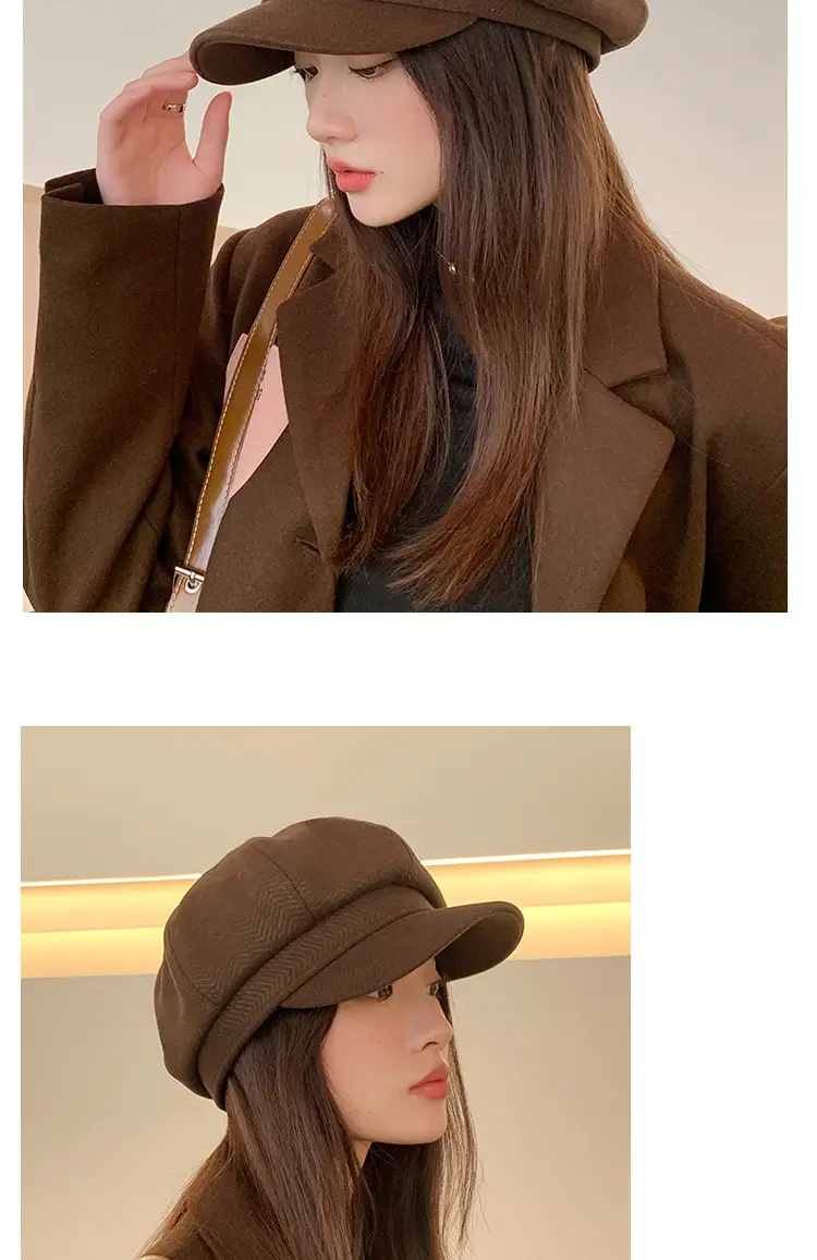 Women Duckbill Beret Autumn Winter Korean Style — feature 5